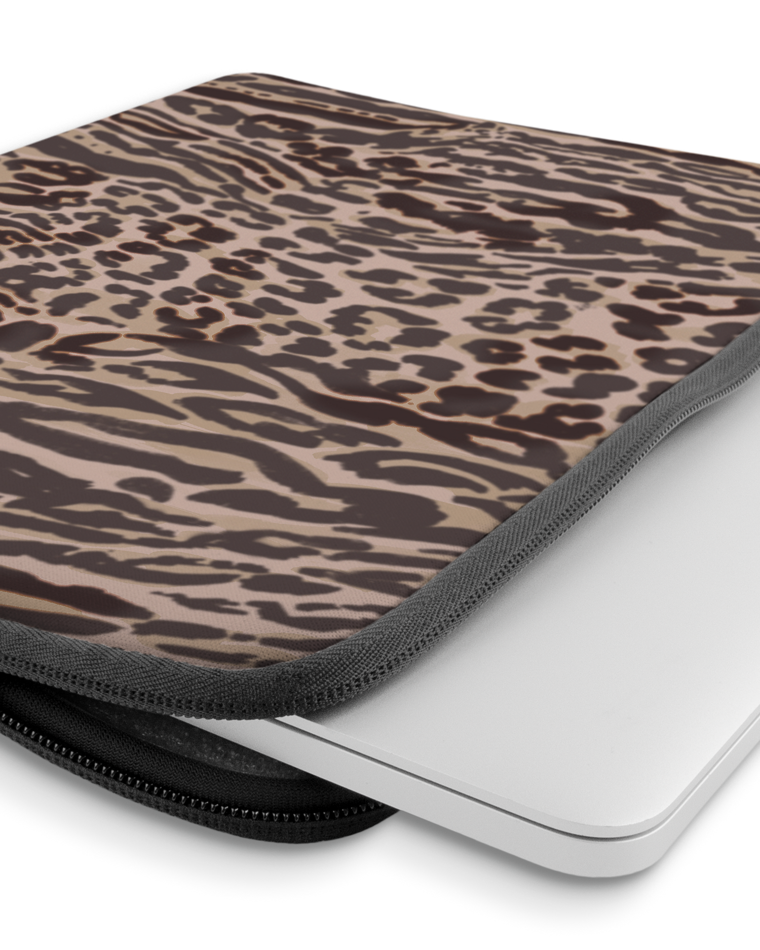 Animal Skin Tough Love Laptop Case 14 inch with device inside