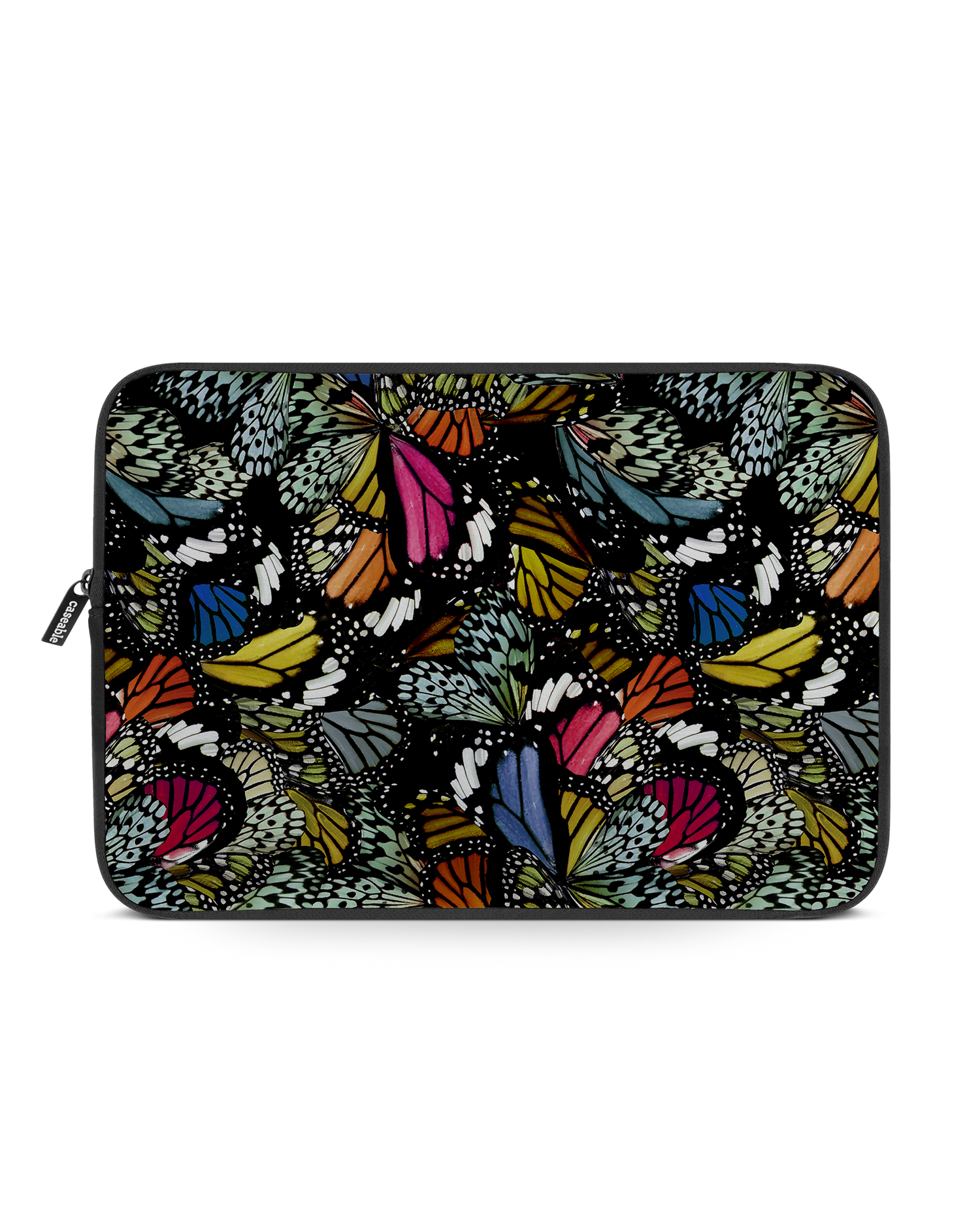 Psychedelic Butterflies Laptop Case 14 inch: Front View