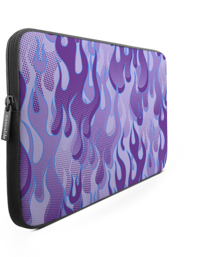 Purple Flames Laptop Case 14 inch