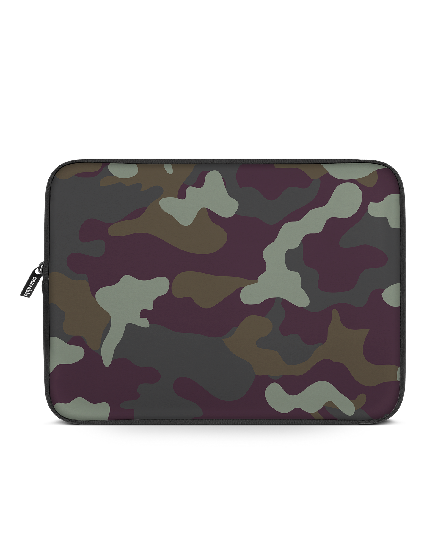 Night Camo Laptop Case 15 inch: Front View