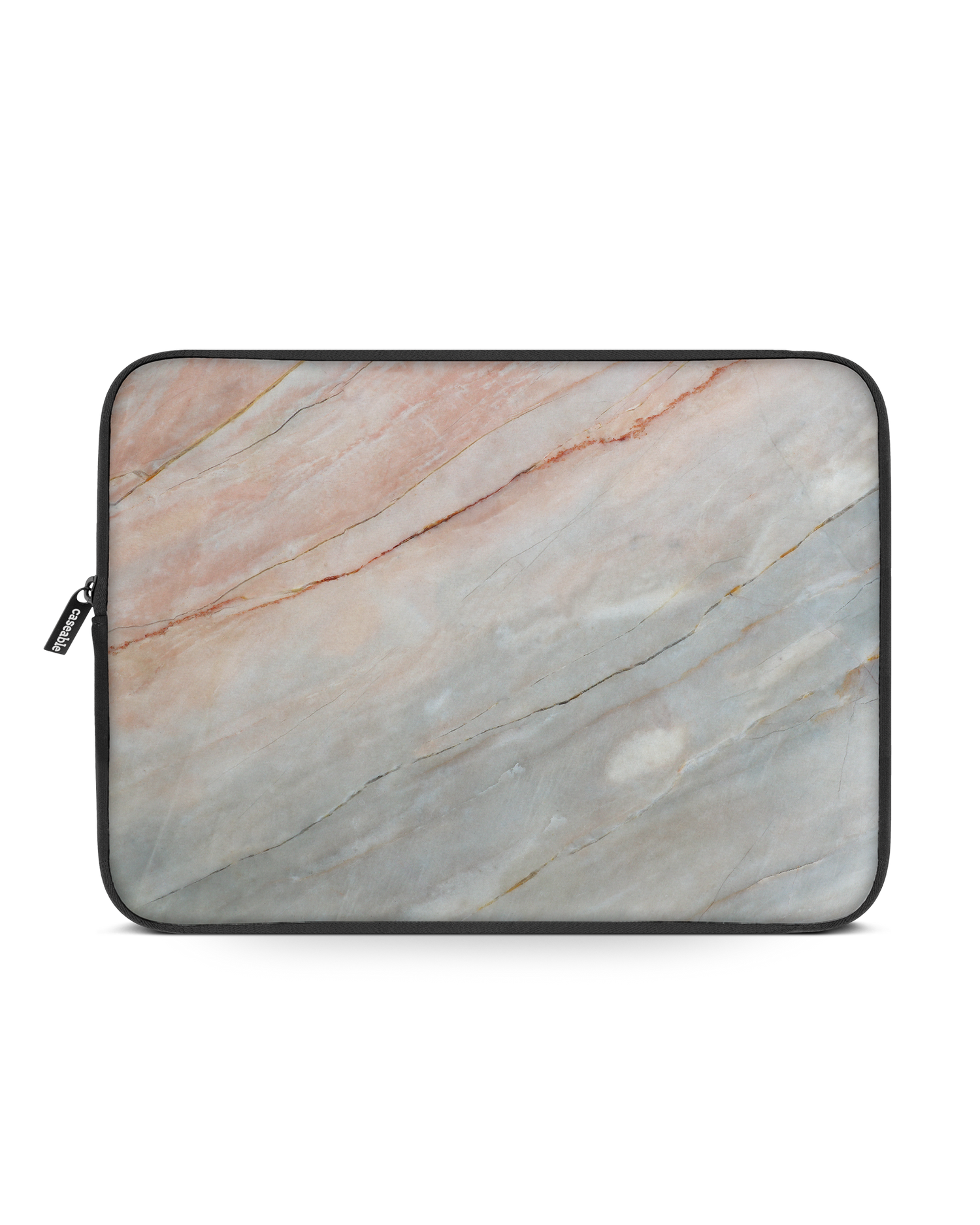 Mother of Pearl Marble Laptop Case 15 inch: Front View