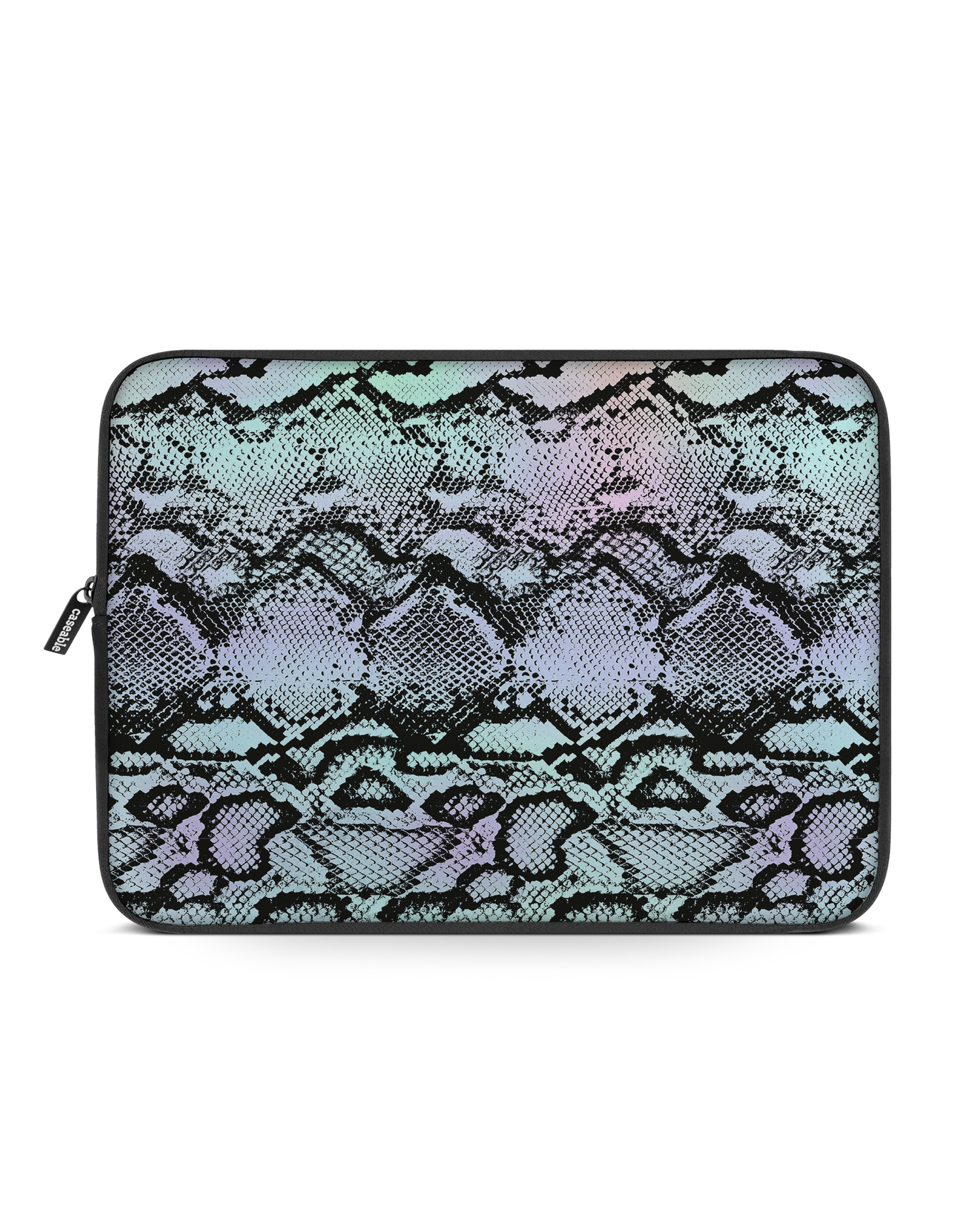 Groovy Snakeskin Laptop Case 15 inch: Front View