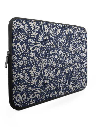 Ditsy Blue Paisley Laptop Case 15 inch
