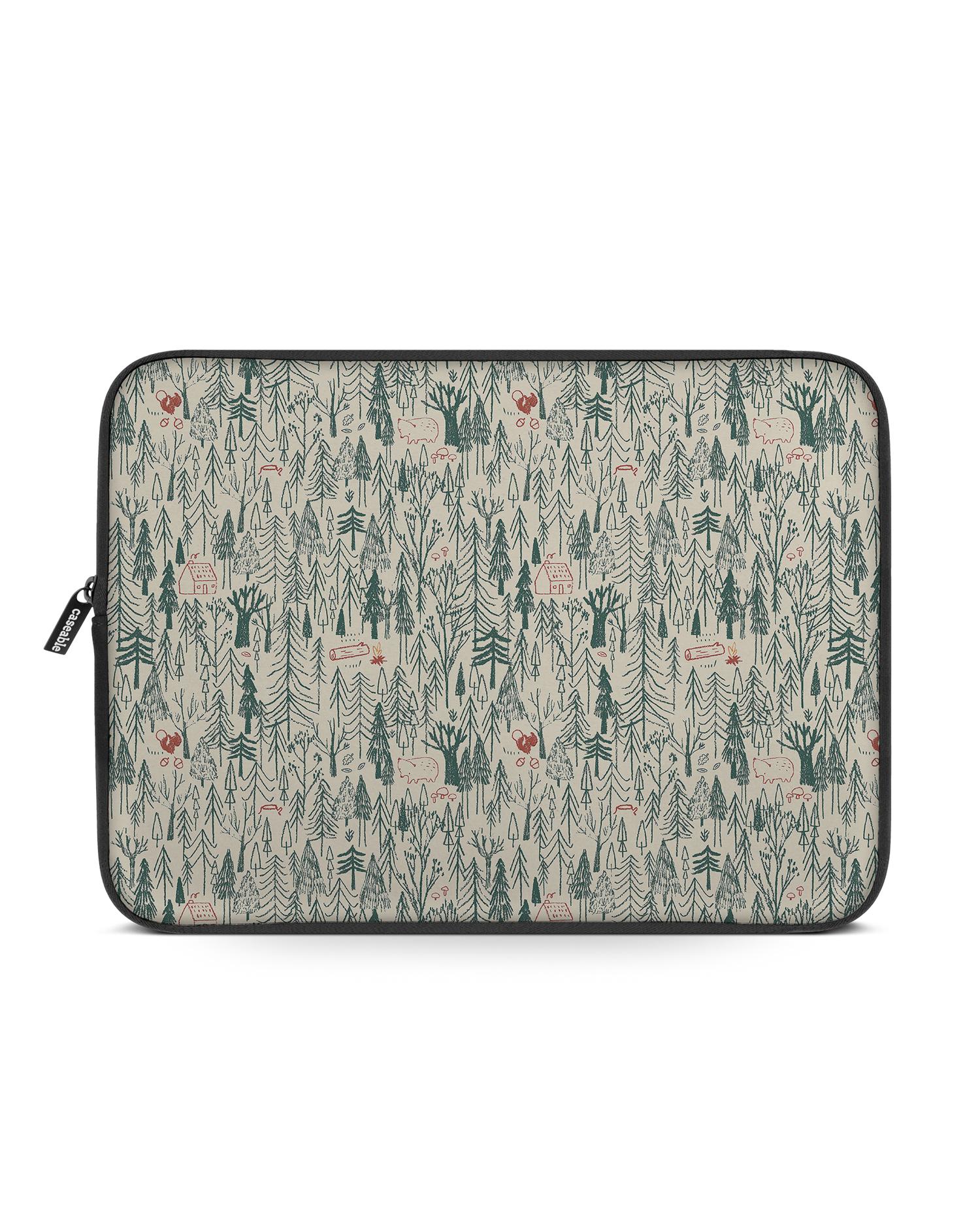 Wonder Forest Laptop Case 15 inch: Front View
