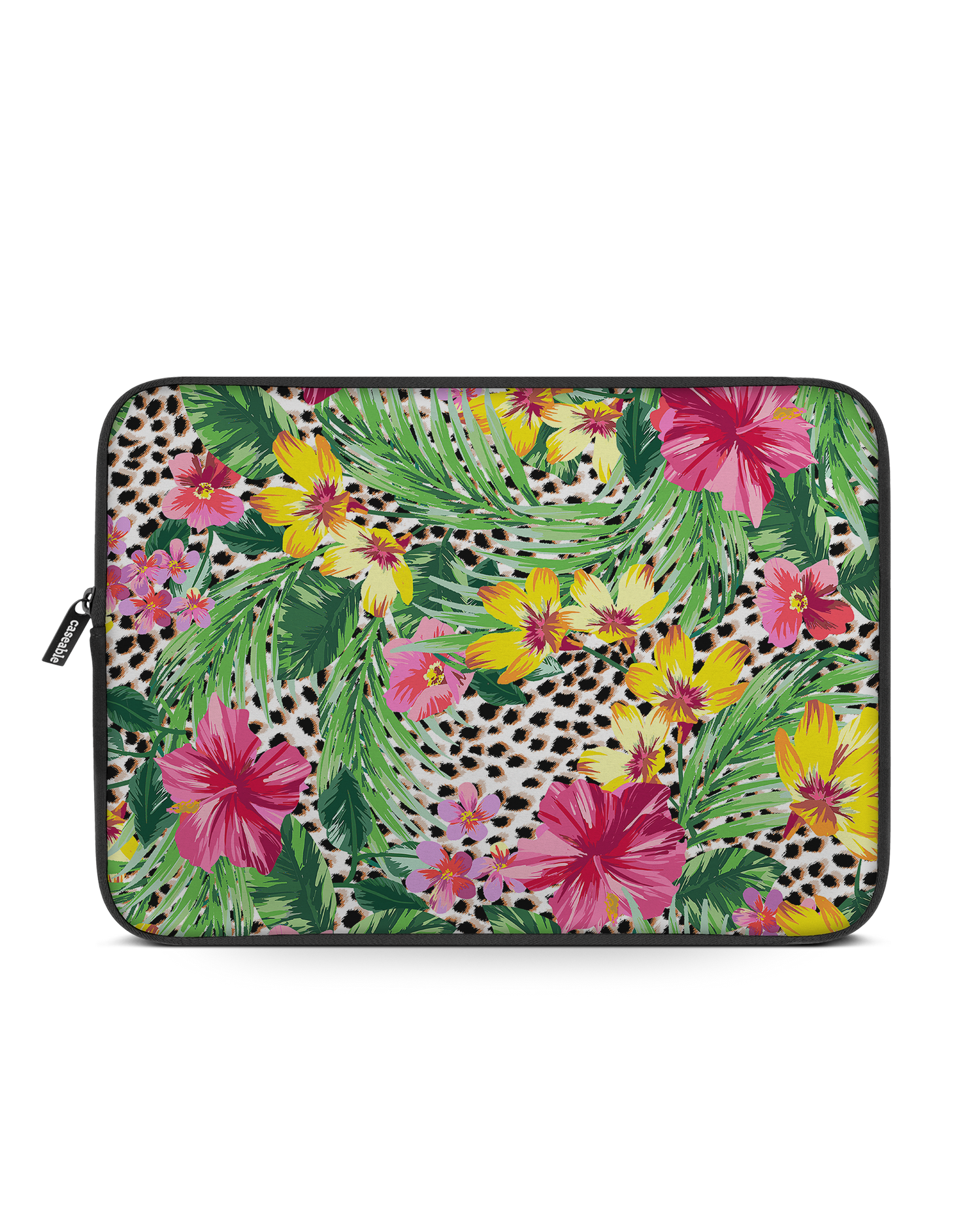 Tropical Cheetah Laptop Case 16 inch: Front View