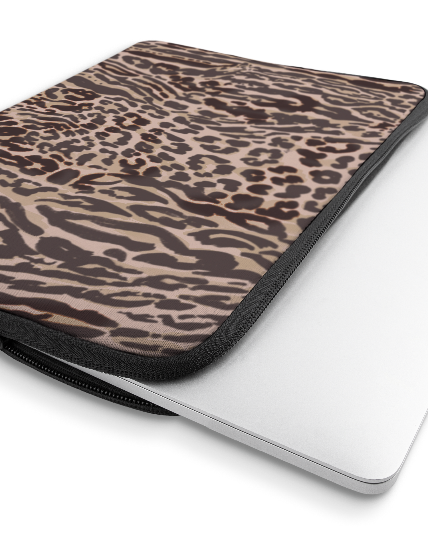 Animal Skin Tough Love Laptop Case 16 inch with device inside
