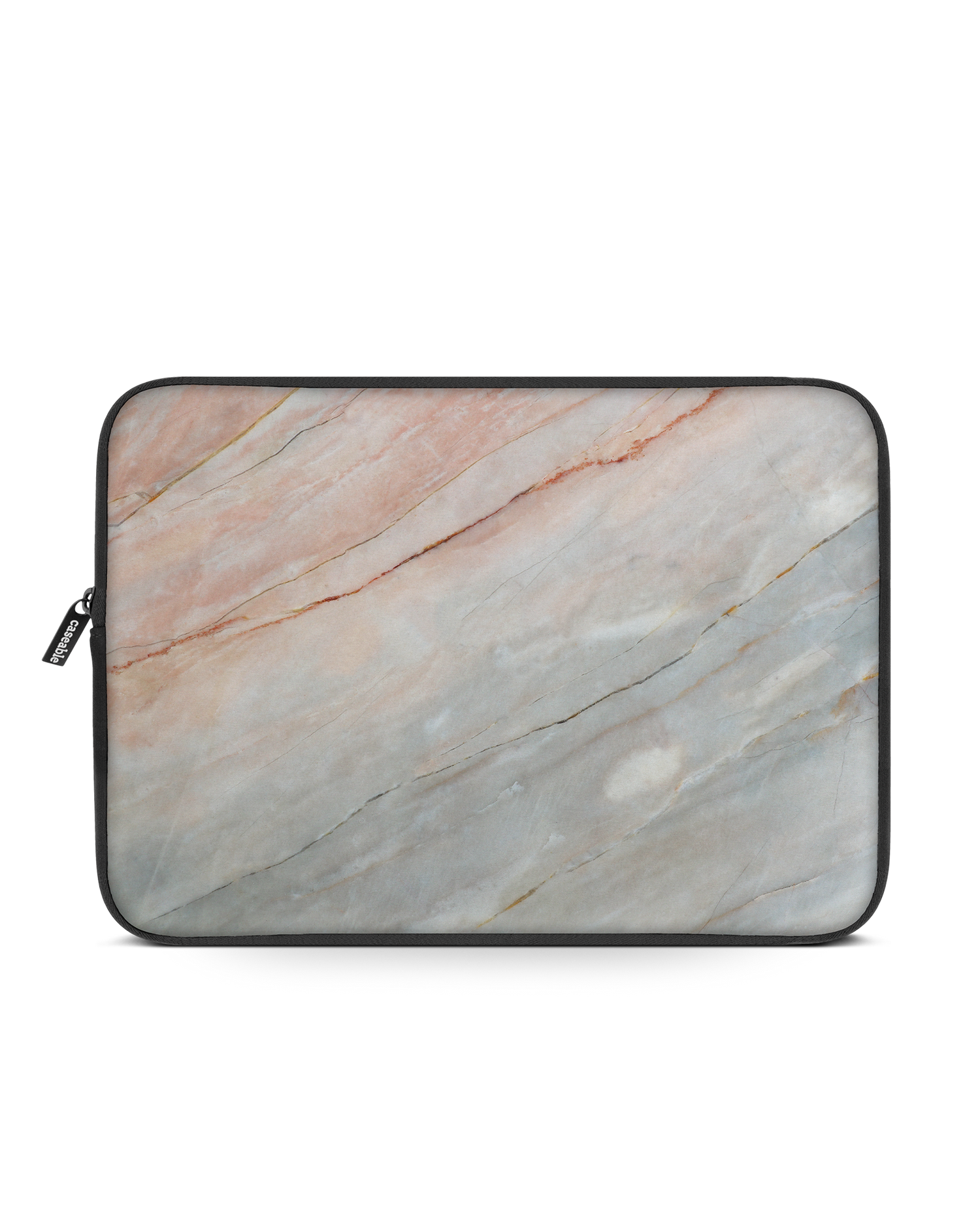Mother of Pearl Marble Laptop Case 16 inch: Front View