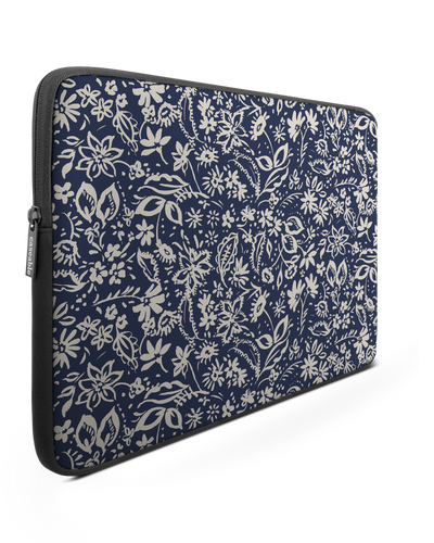 Ditsy Blue Paisley Laptop Case 16 inch