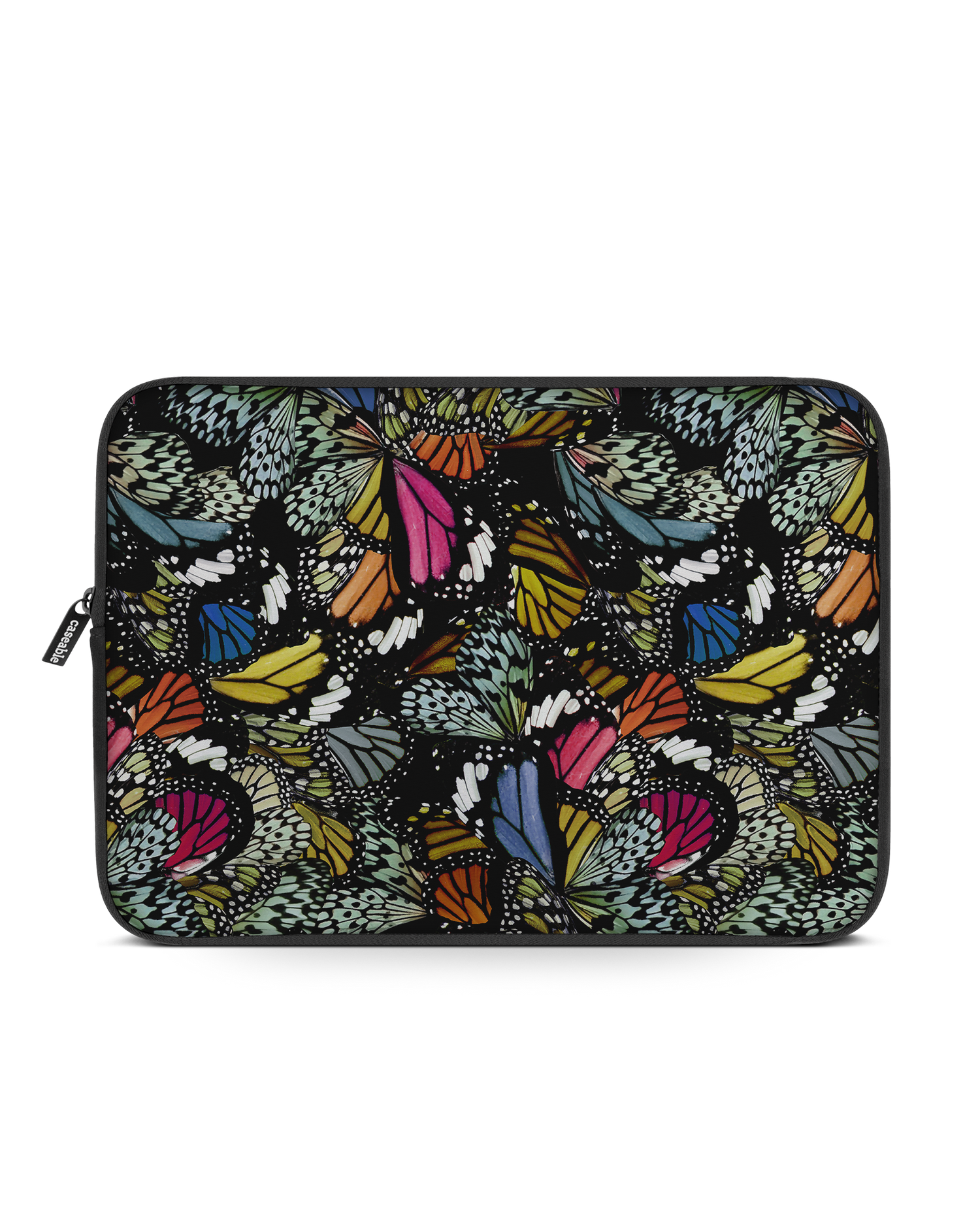 Psychedelic Butterflies Laptop Case 16 inch: Front View