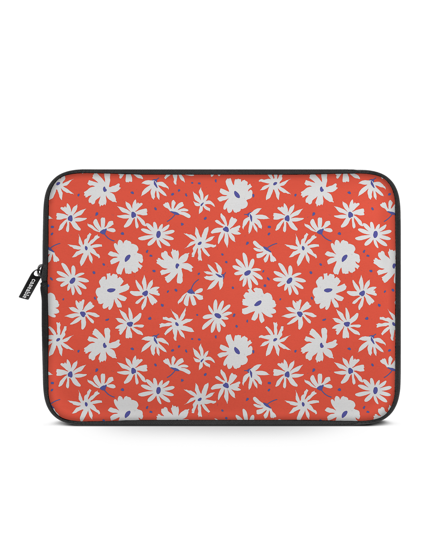 Retro Daisy Laptop Case 16 inch: Front View