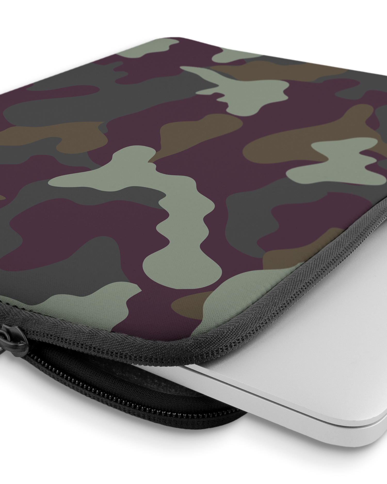 Night Camo Laptop Case 13-14 inch with device inside