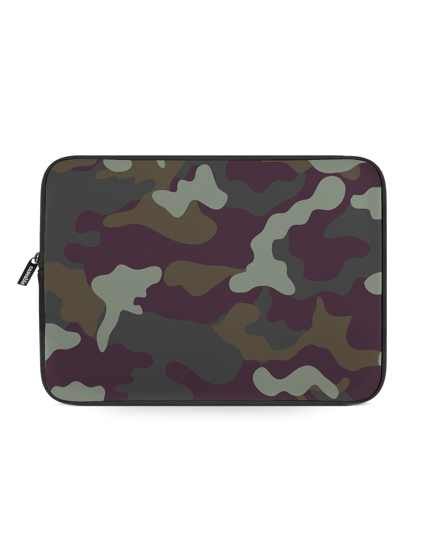 Night Camo Laptop Case 13-14 inch: Front View