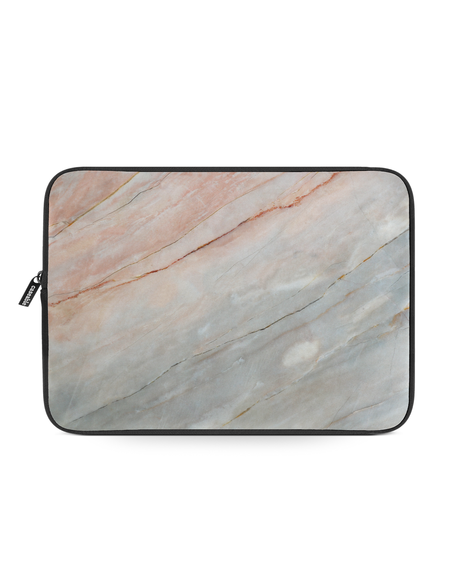 Mother of Pearl Marble Laptop Case 13-14 inch: Front View