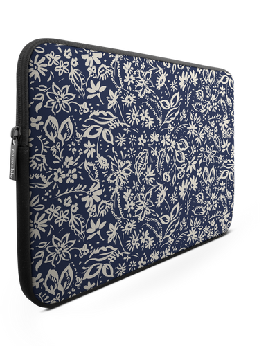 Ditsy Blue Paisley Laptop Case 13-14 inch