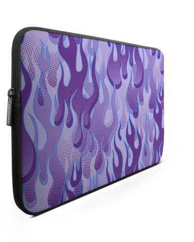 Purple Flames Laptop Case 13-14 inch