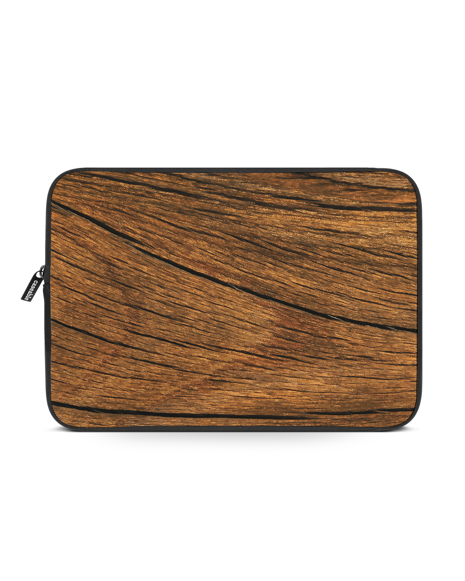 Wood Laptop Case 15-16 inch: Front View