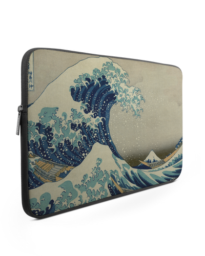 Great Wave Off Kanagawa By Hokusai Laptop Case 15-16 inch