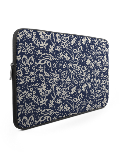 Ditsy Blue Paisley Laptop Case 15-16 inch