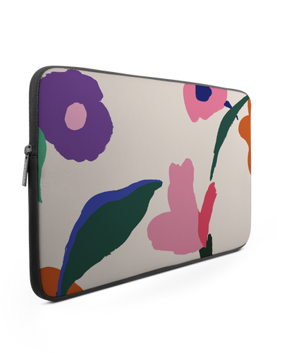 Handpainted Blooms Laptop Case 15-16 inch