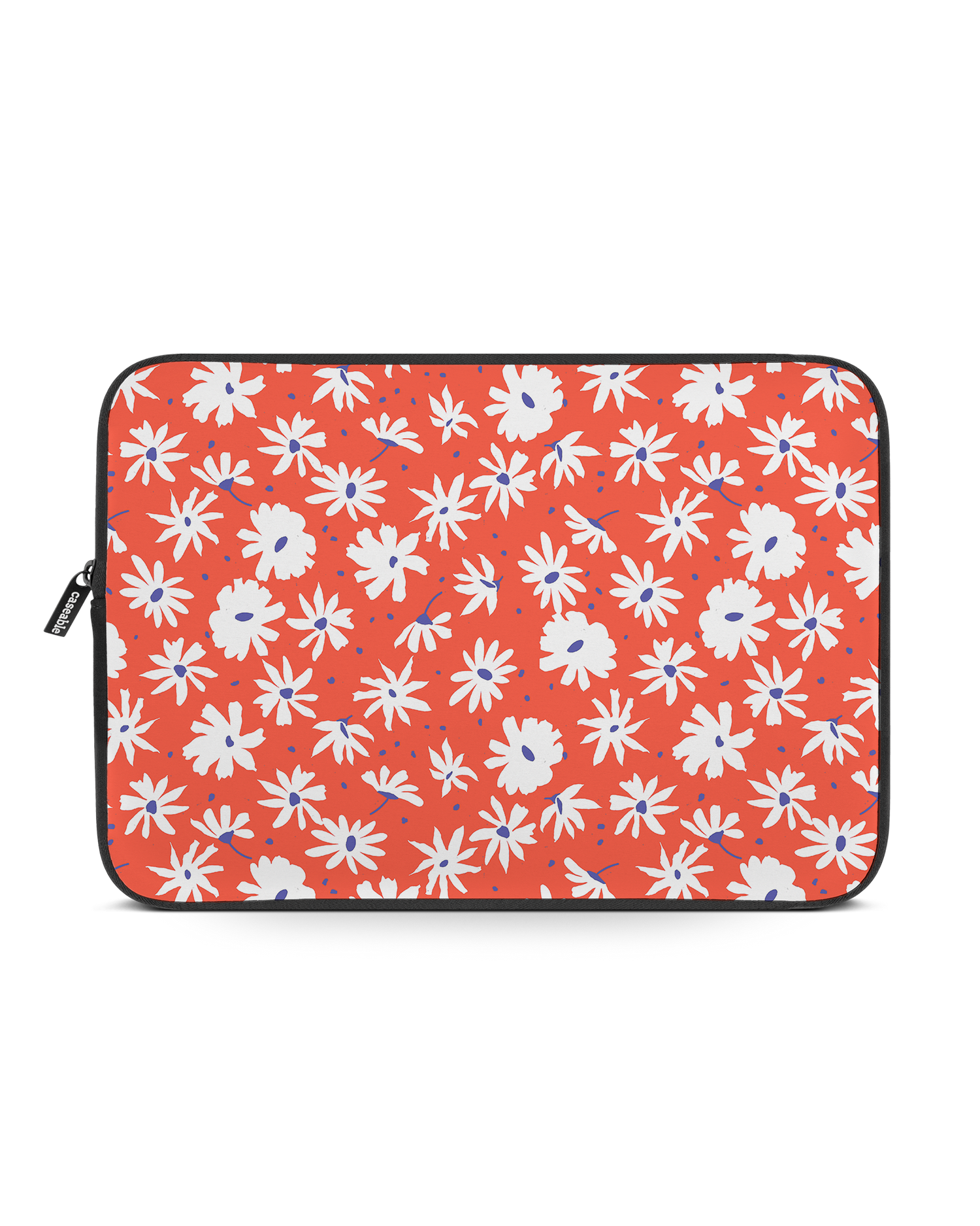 Retro Daisy Laptop Case 15-16 inch: Front View
