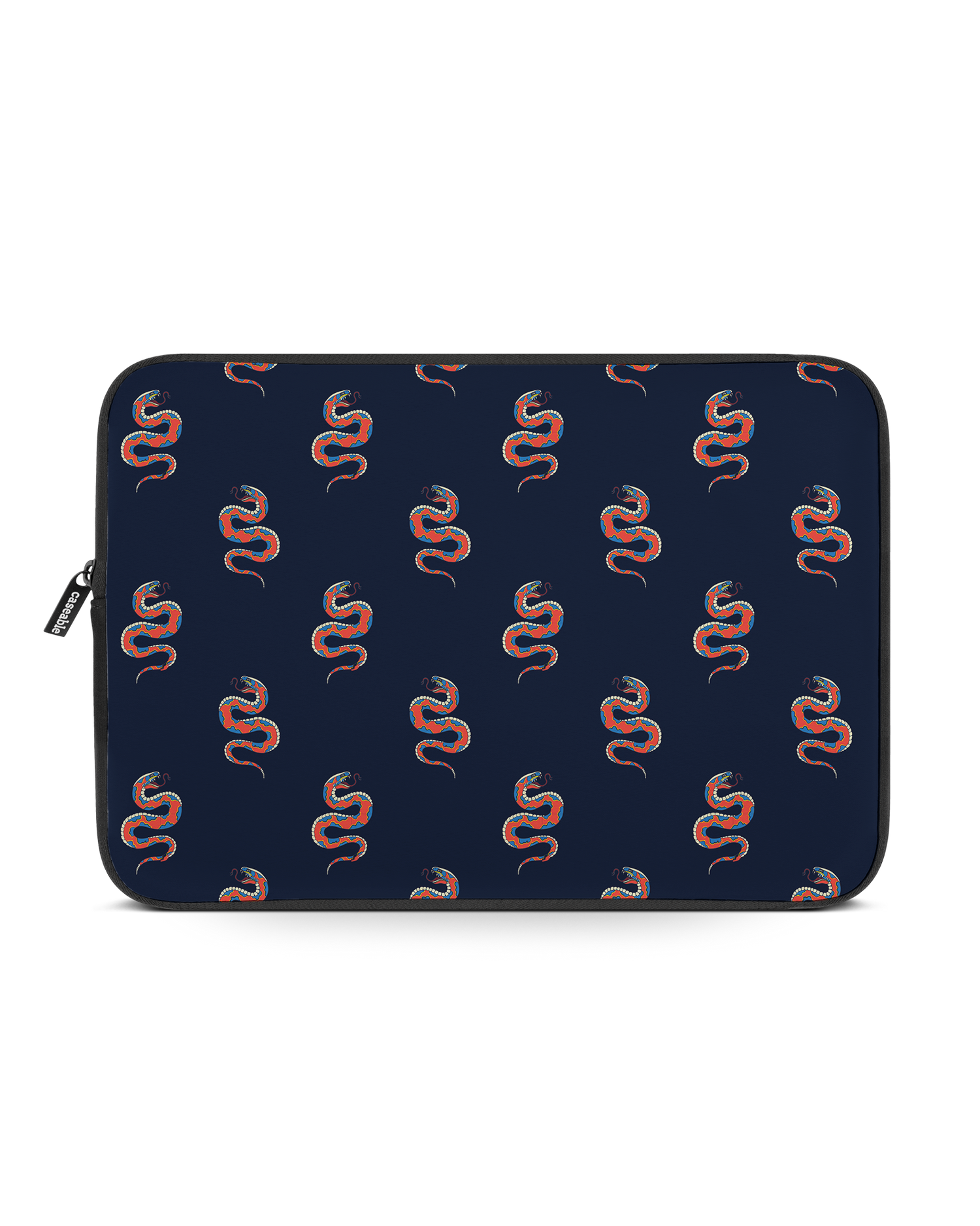 Repeating Snakes Laptop Case 15-16 inch: Front View