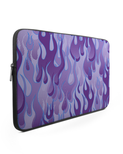 Purple Flames Laptop Case 15-16 inch