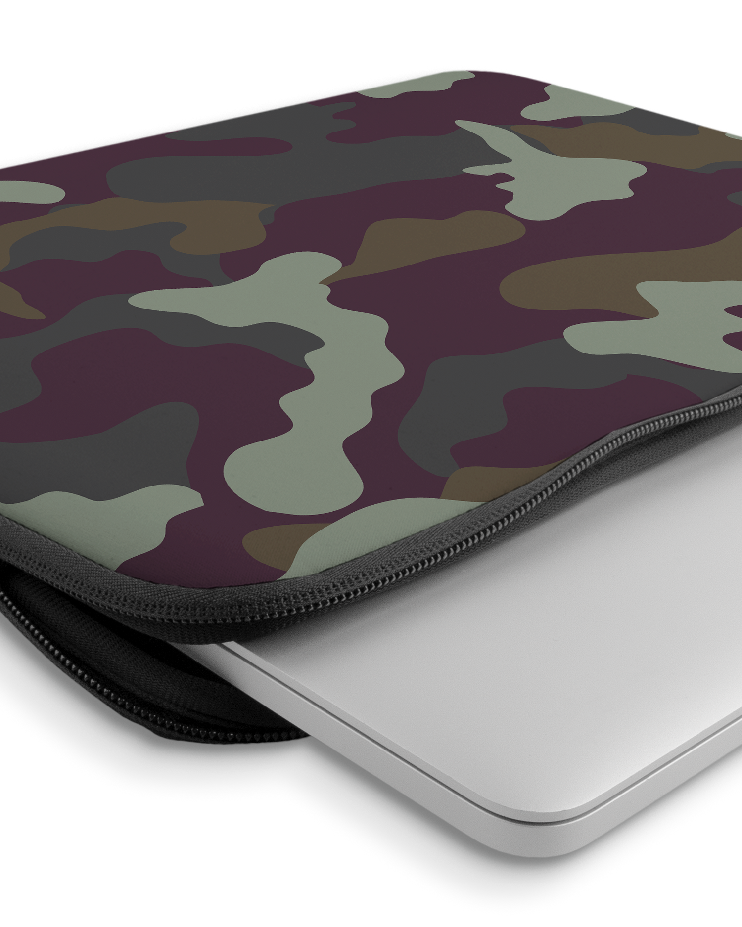 Night Camo Laptop Case 14-15 inch with device inside