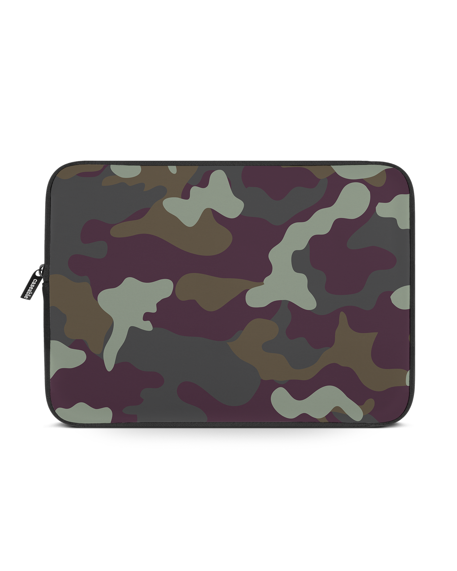 Night Camo Laptop Case 14-15 inch: Front View