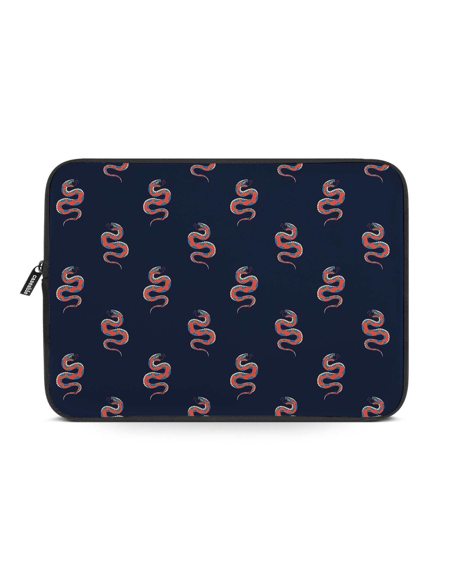 Repeating Snakes Laptop Case 14-15 inch: Front View