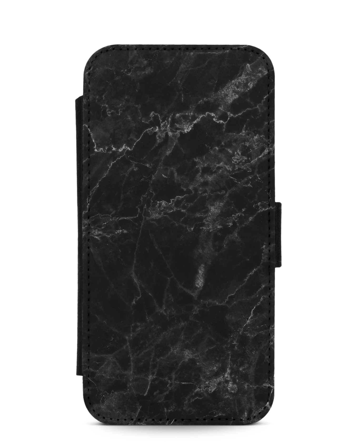 Midnight Marble Wallet Phone Case Apple iPhone 12, Apple iPhone 12 Pro: Front View