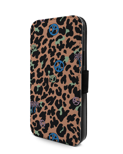 Leopard Peace Palms Wallet Phone Case Apple iPhone 12, Apple iPhone 12 Pro
