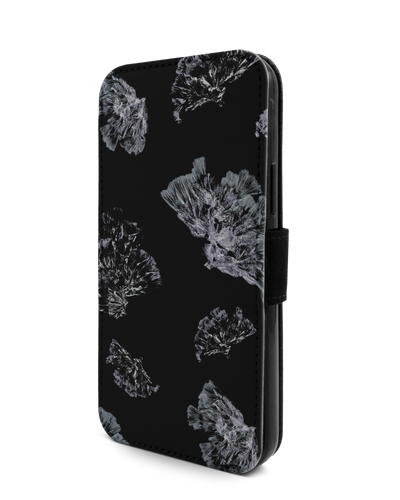 Silver Petals Wallet Phone Case Apple iPhone 12, Apple iPhone 12 Pro