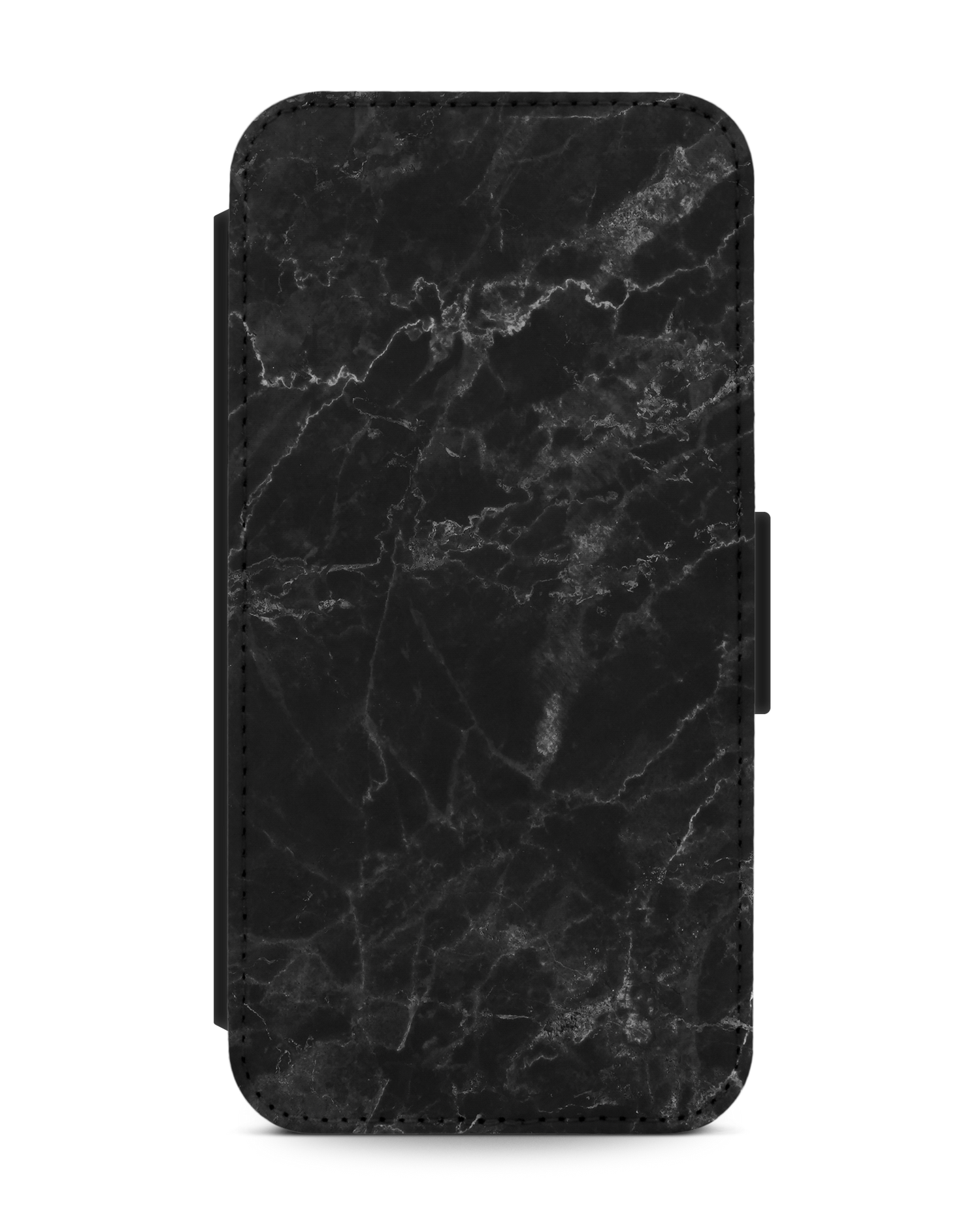 Midnight Marble Wallet Phone Case Apple iPhone 13 Pro: Front View