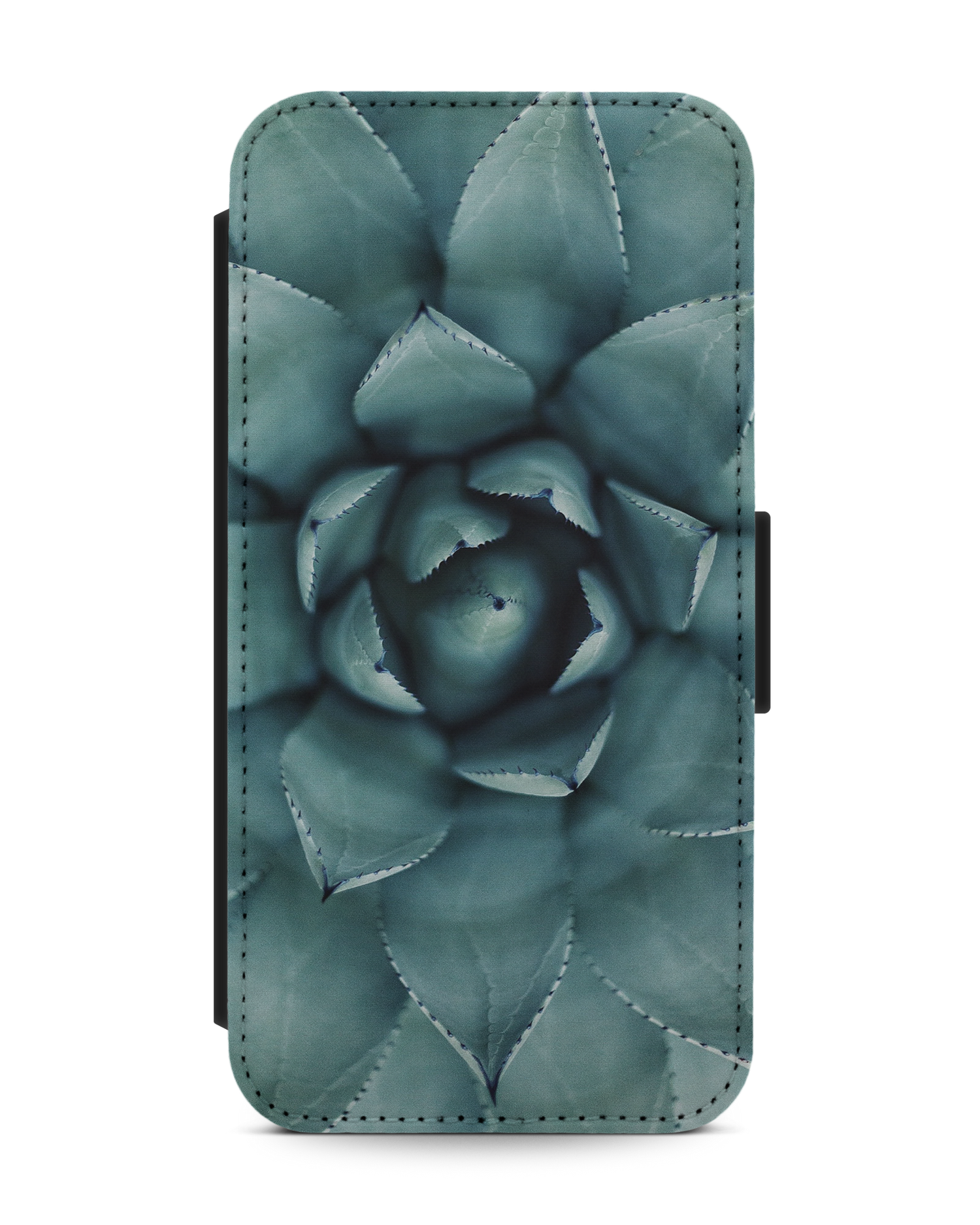 Beautiful Succulent Wallet Phone Case Apple iPhone 13 Pro: Front View