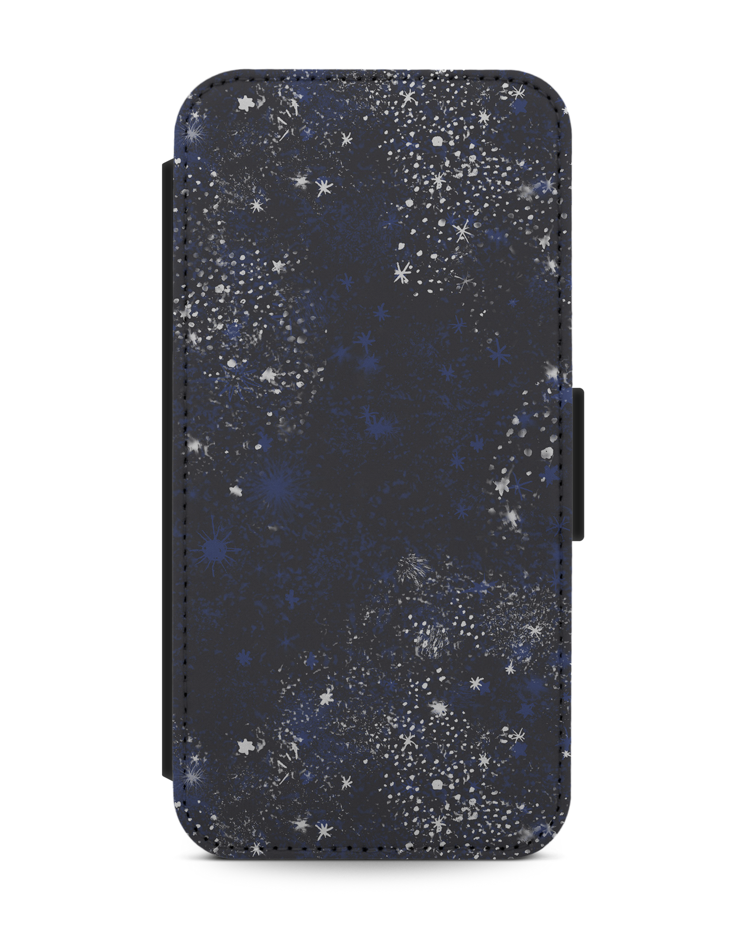 Starry Night Sky Wallet Phone Case Apple iPhone 13 Pro: Front View