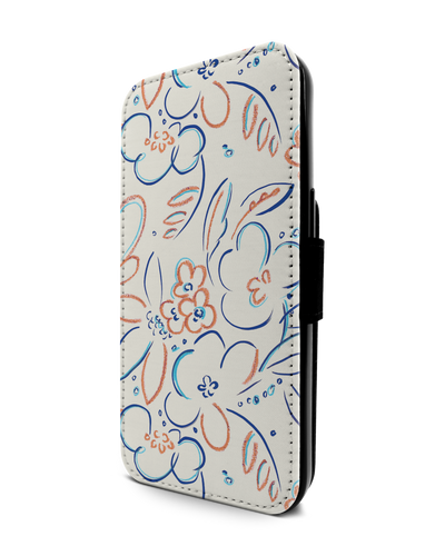 Bloom Doodles Wallet Phone Case Apple iPhone 13 Pro
