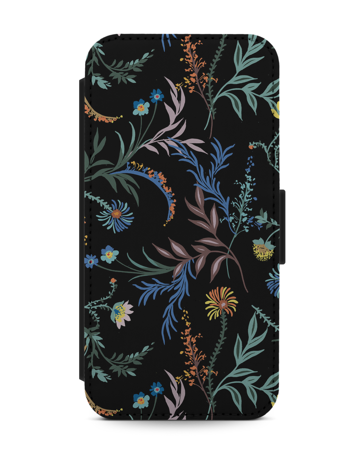 Woodland Spring Floral Wallet Phone Case Apple iPhone 13 Pro: Front View