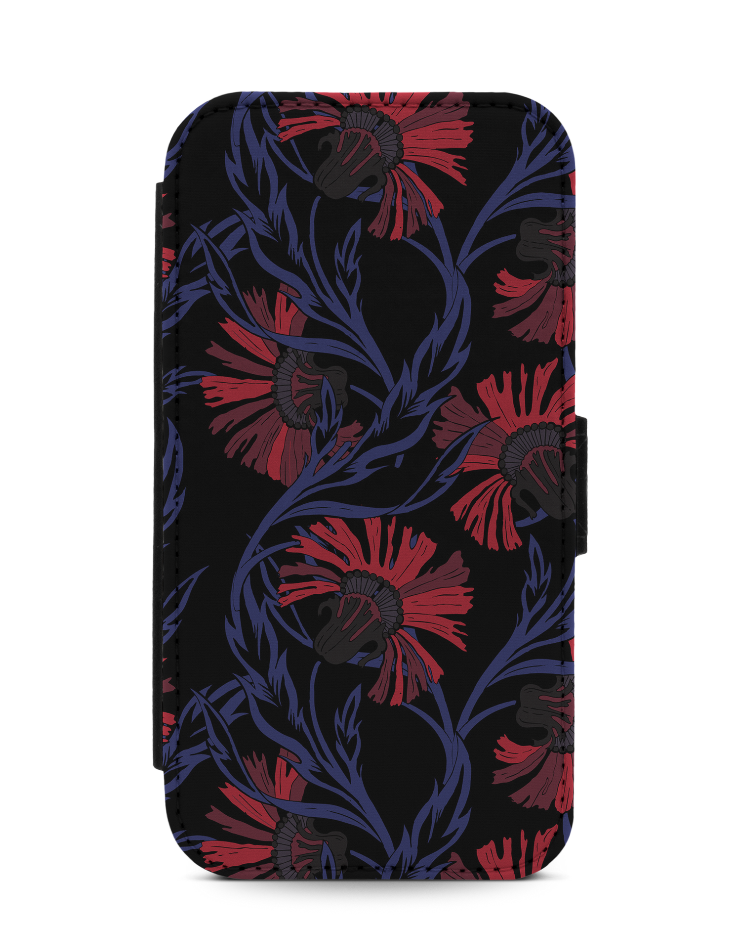 Midnight Floral Wallet Phone Case Apple iPhone 11 Pro: Front View