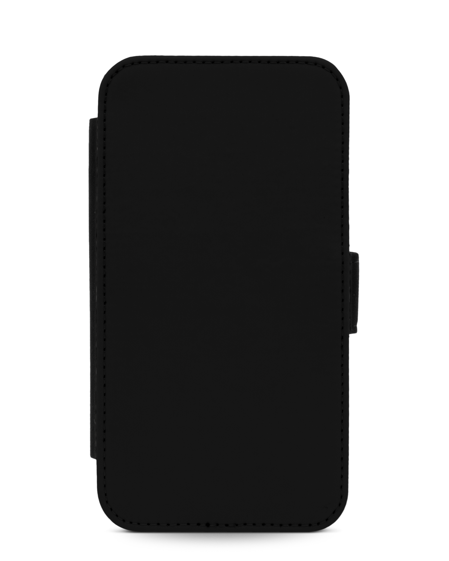 BLACK Wallet Phone Case Apple iPhone 11: Front View