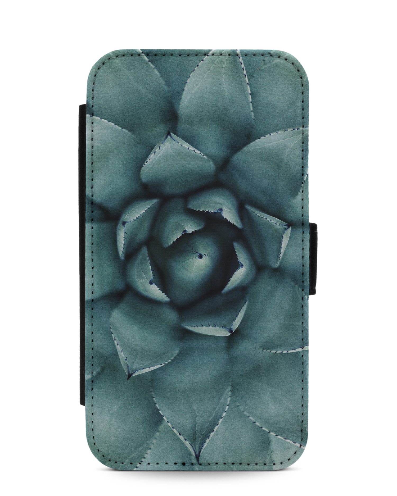 Beautiful Succulent Wallet Phone Case Apple iPhone 11: Front View