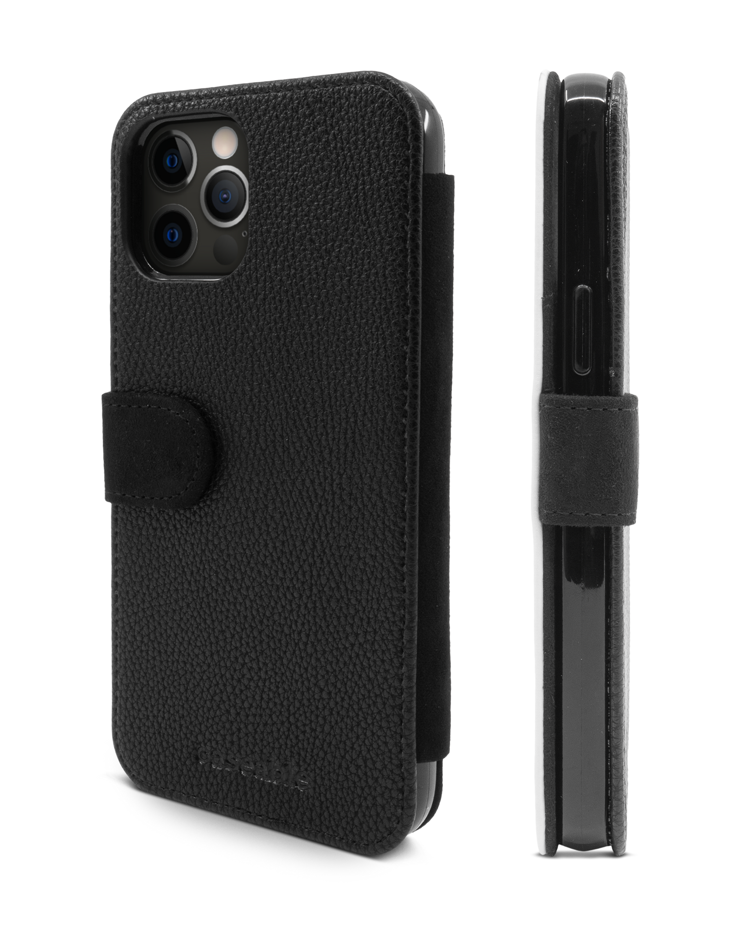 Carbon II Wallet Phone Case Apple iPhone 12 Pro Max: Side View