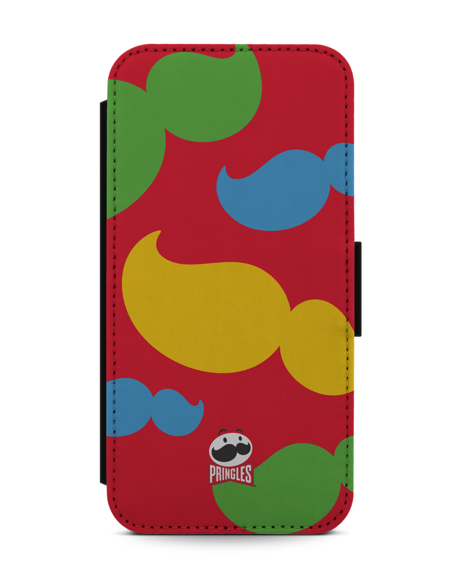 Pringles Moustache Wallet Phone Case Apple iPhone 13 mini: Front View