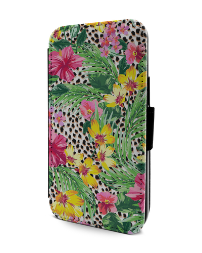 Tropical Cheetah Wallet Phone Case Apple iPhone 13 mini