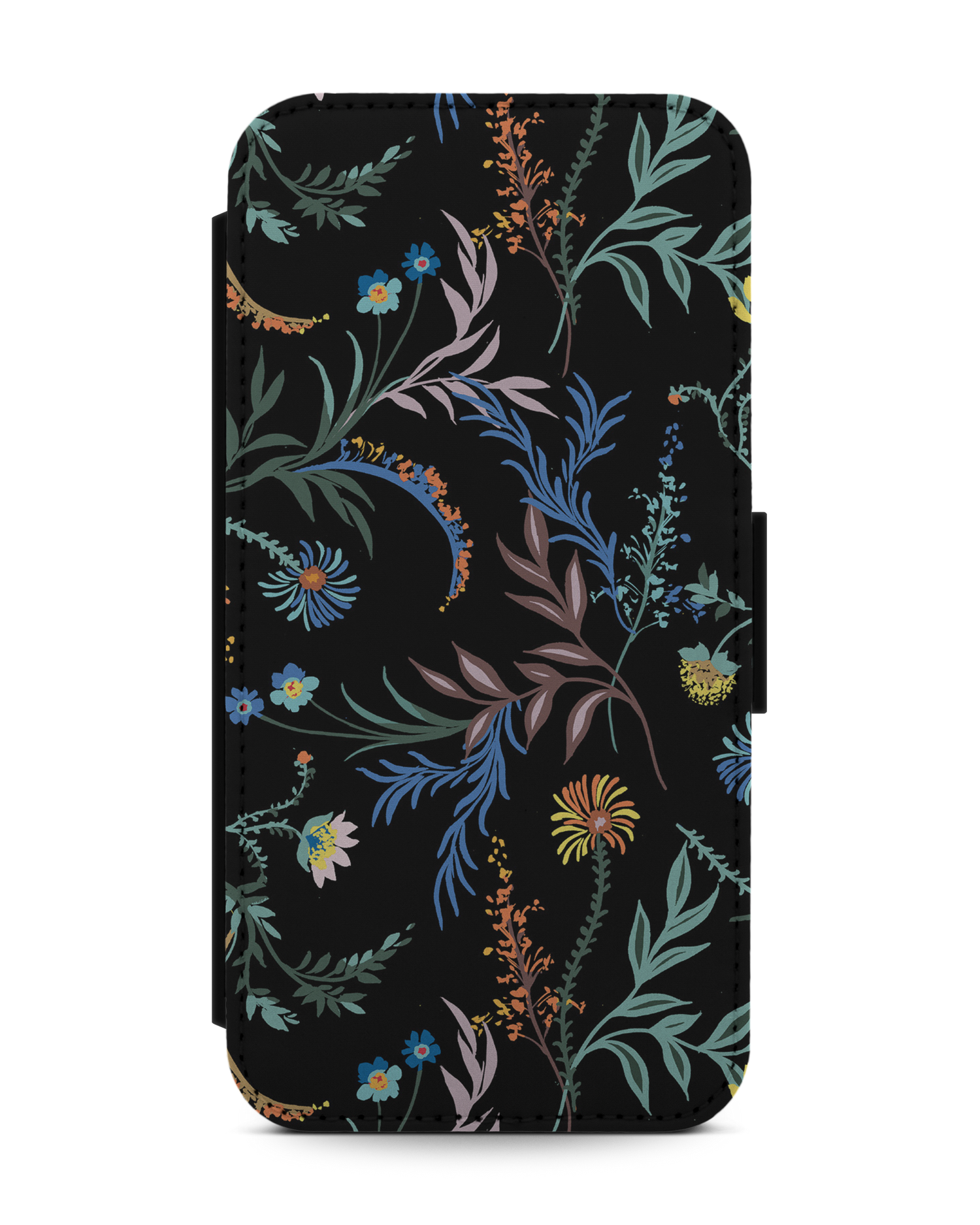 Woodland Spring Floral Wallet Phone Case Apple iPhone 13 mini: Front View