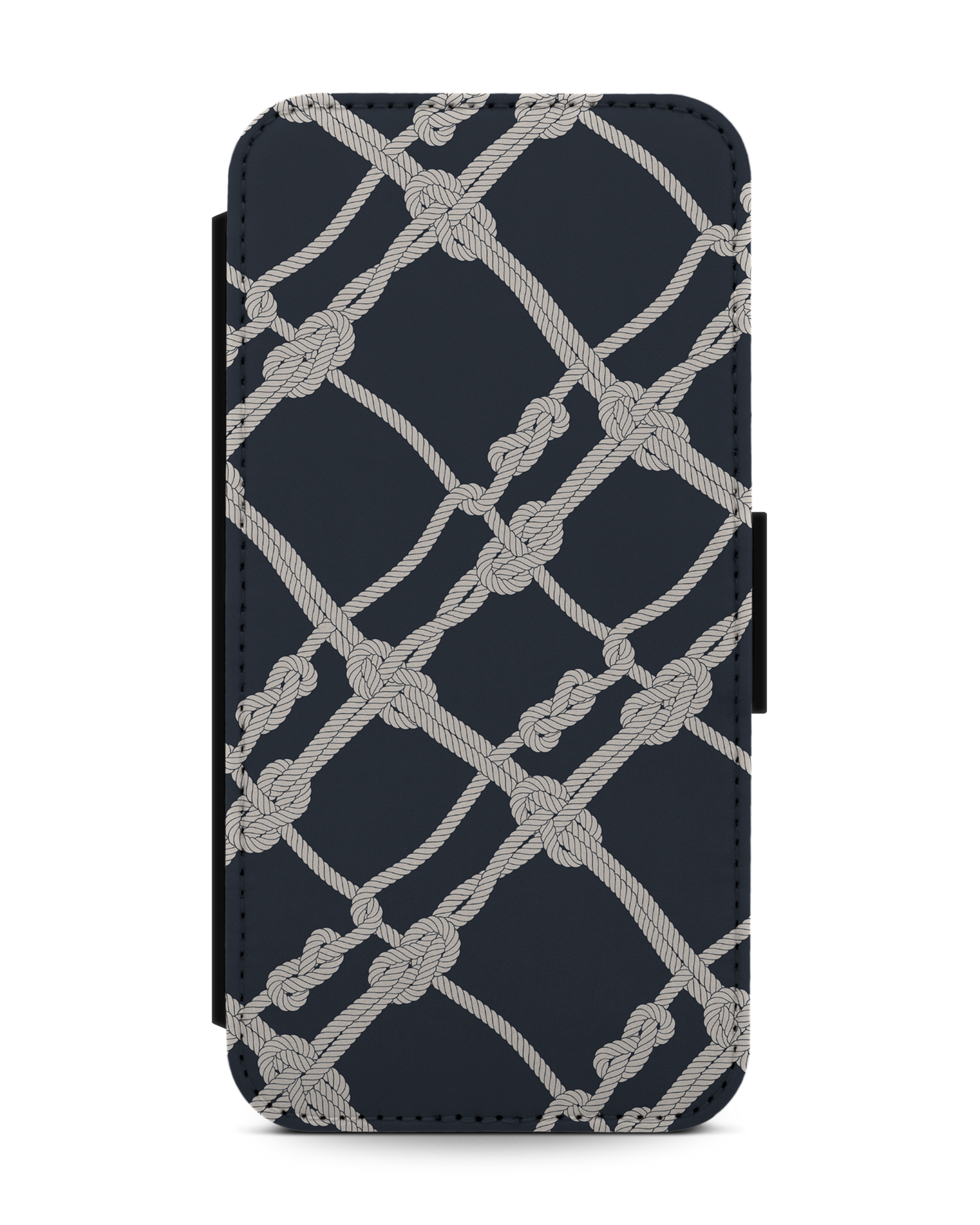 Nautical Knots Wallet Phone Case Apple iPhone 13 mini: Front View