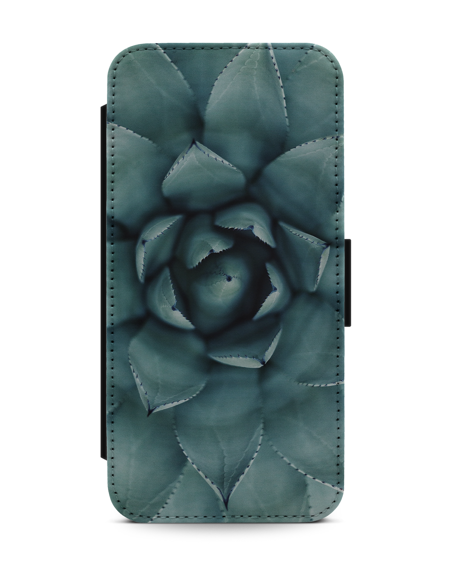 Beautiful Succulent Wallet Phone Case Apple iPhone 13 Pro Max: Front View