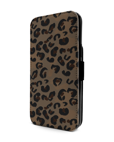 Leopard Repeat Wallet Phone Case Apple iPhone 13 Pro Max