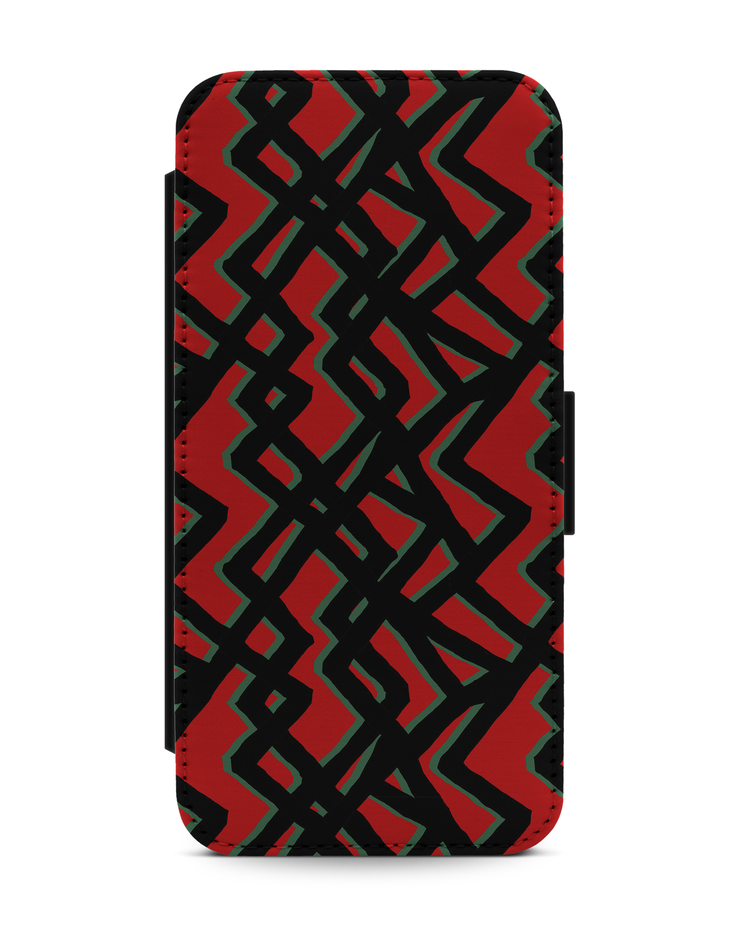 Fences Pattern Wallet Phone Case Apple iPhone 13 Pro Max: Front View