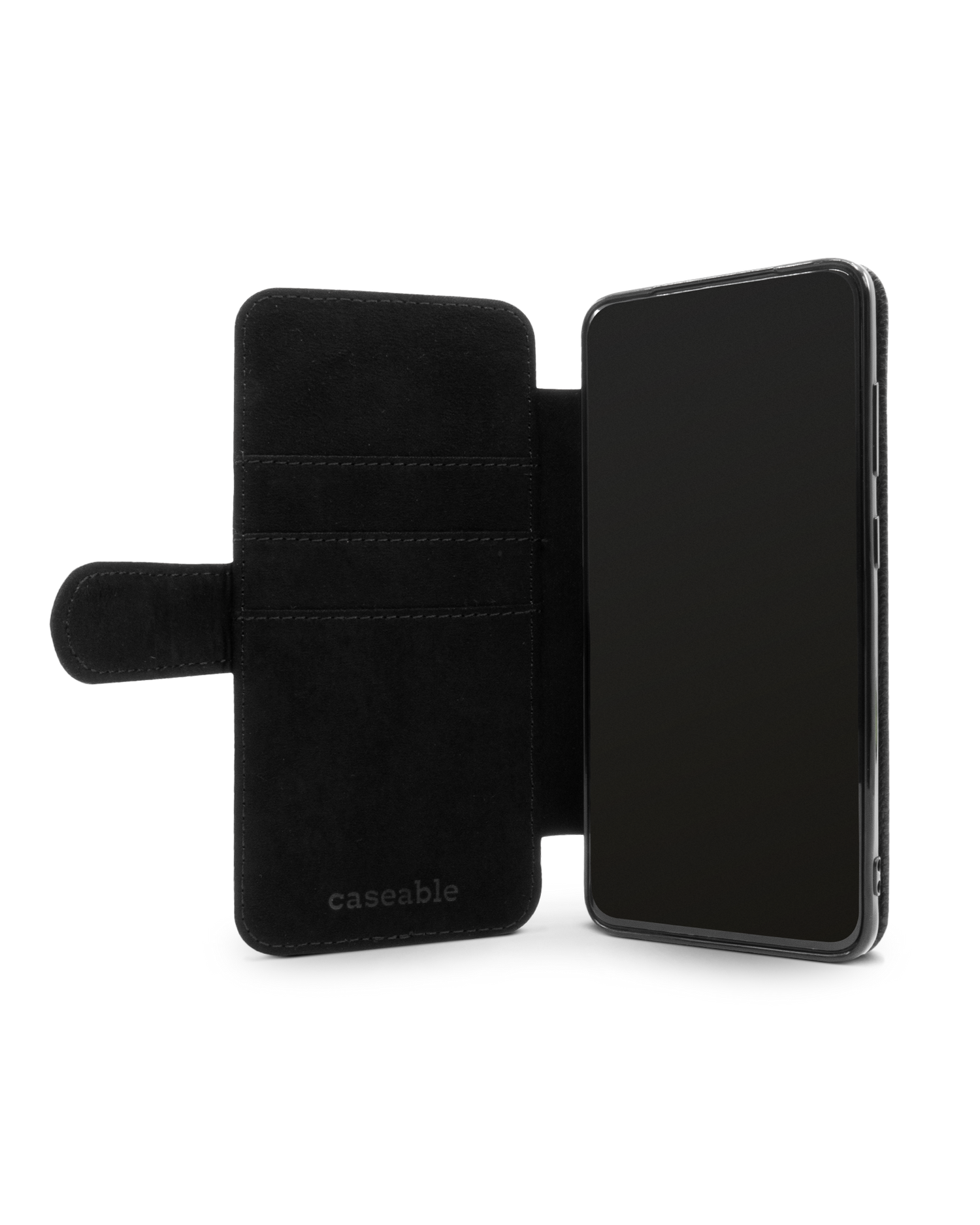 BLACK Wallet Phone Case Samsung Galaxy S20: Inside View