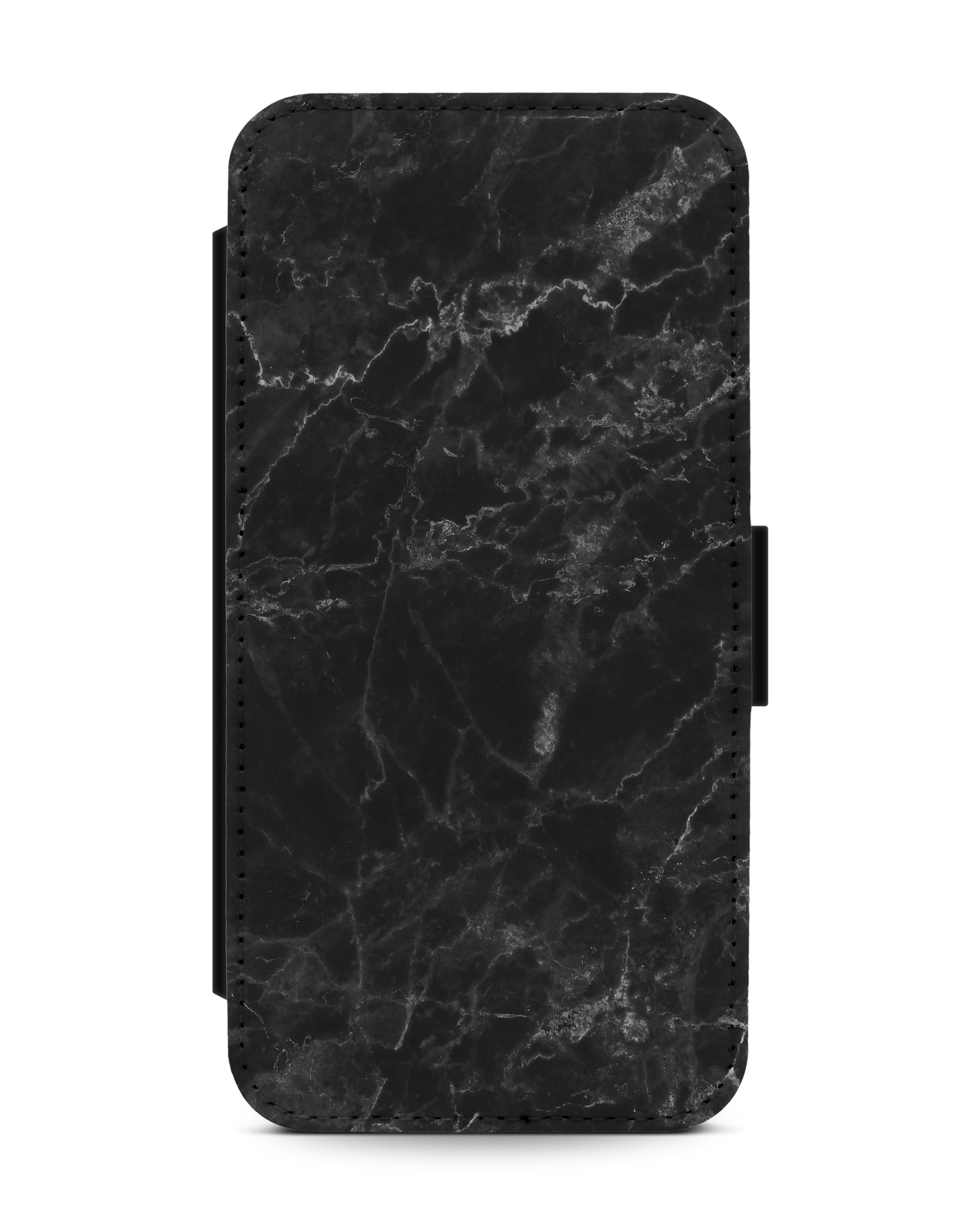 Midnight Marble Wallet Phone Case Apple iPhone 13: Front View